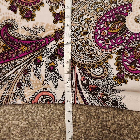 Pink Paisley Tunic 3/4 sleeves - Picture 4 of 6